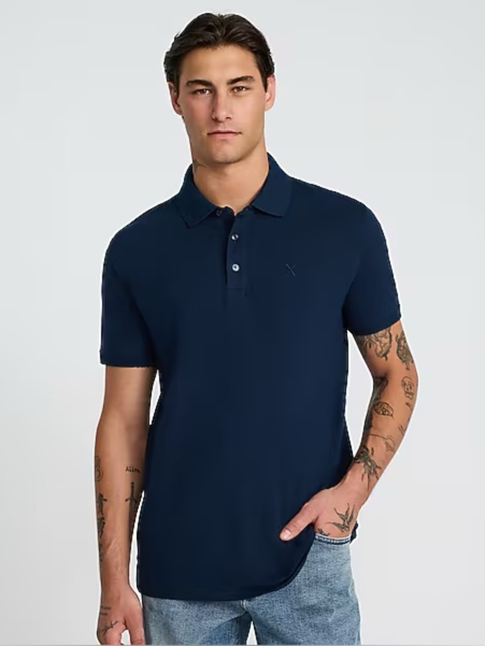 Express Mini X Logo Luxe Pique Polo